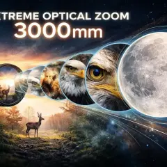 Nikon P1000 test: ekstremalny zoom 3000mm ukazuje jelenia, lwa, orła i księżyc.