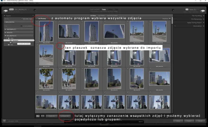Lightroom poradnik - obróbka od importu po eksport